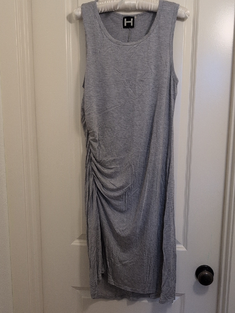H by Bordeaux Soft Midi Tank Dress